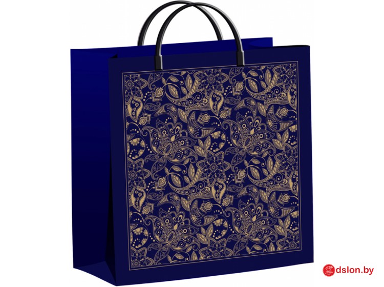 Мешок мягкий пластик 300*300 (140мкр) Подарочный узор